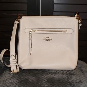 Coach Mae File Crossbody Chalk